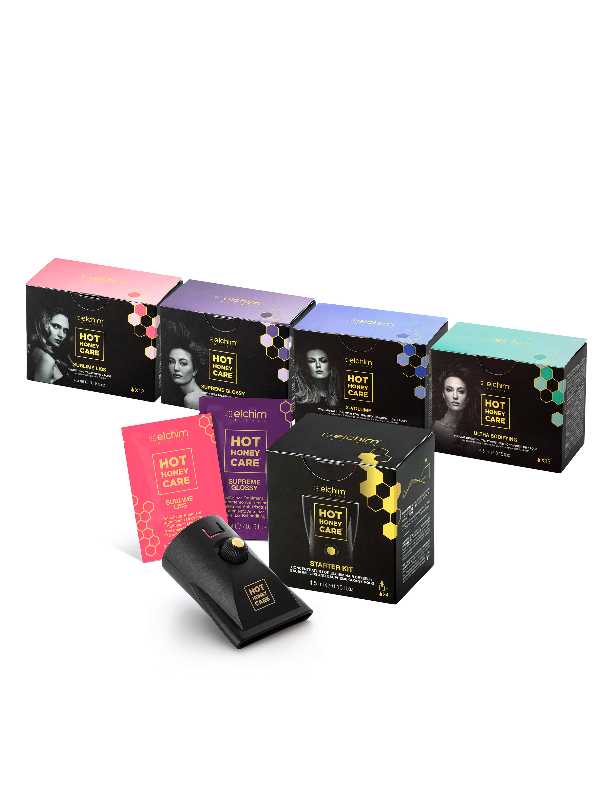 Elchim Hot Honey Care Bundle