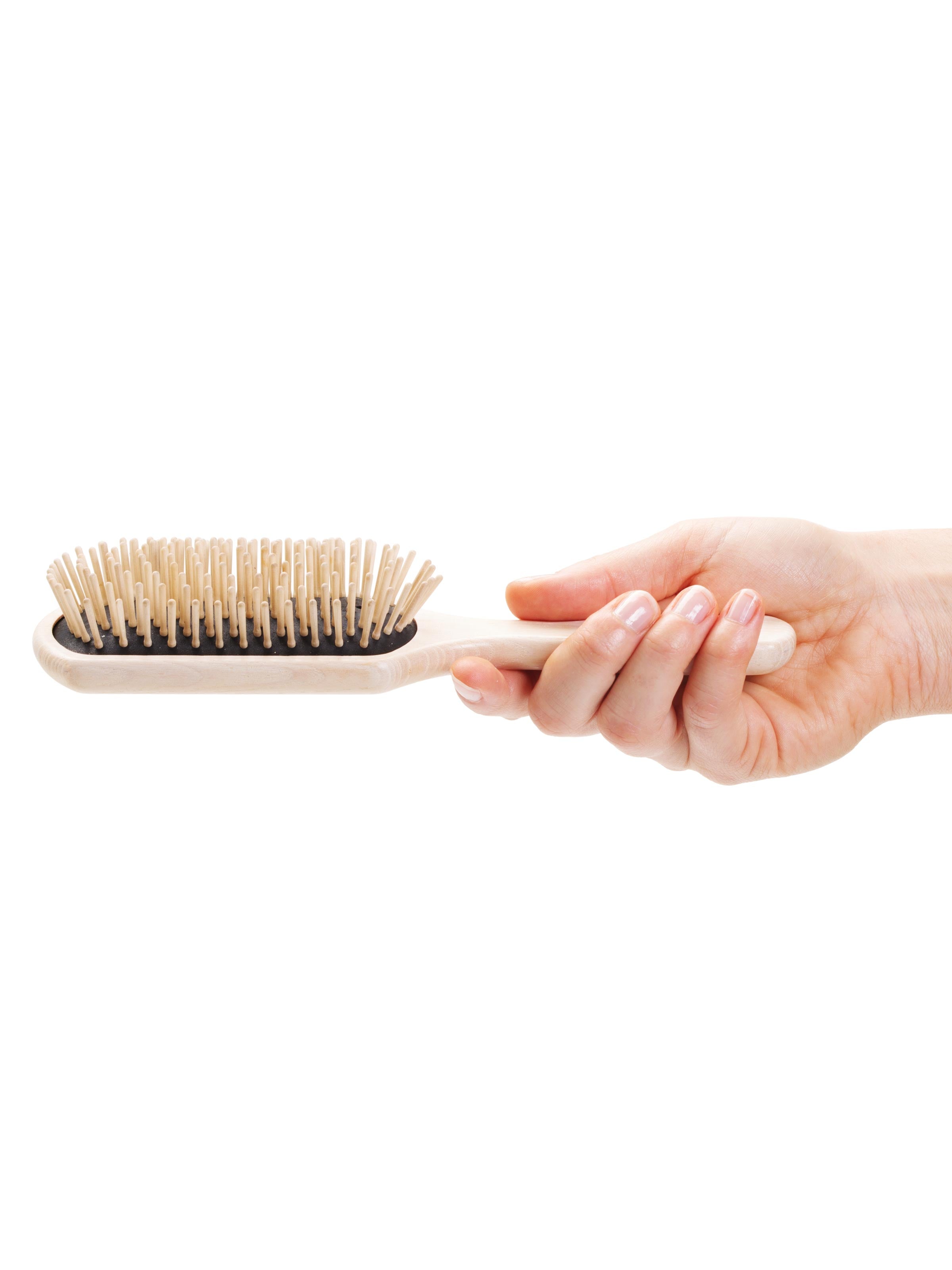 Wooden Paddle Brush