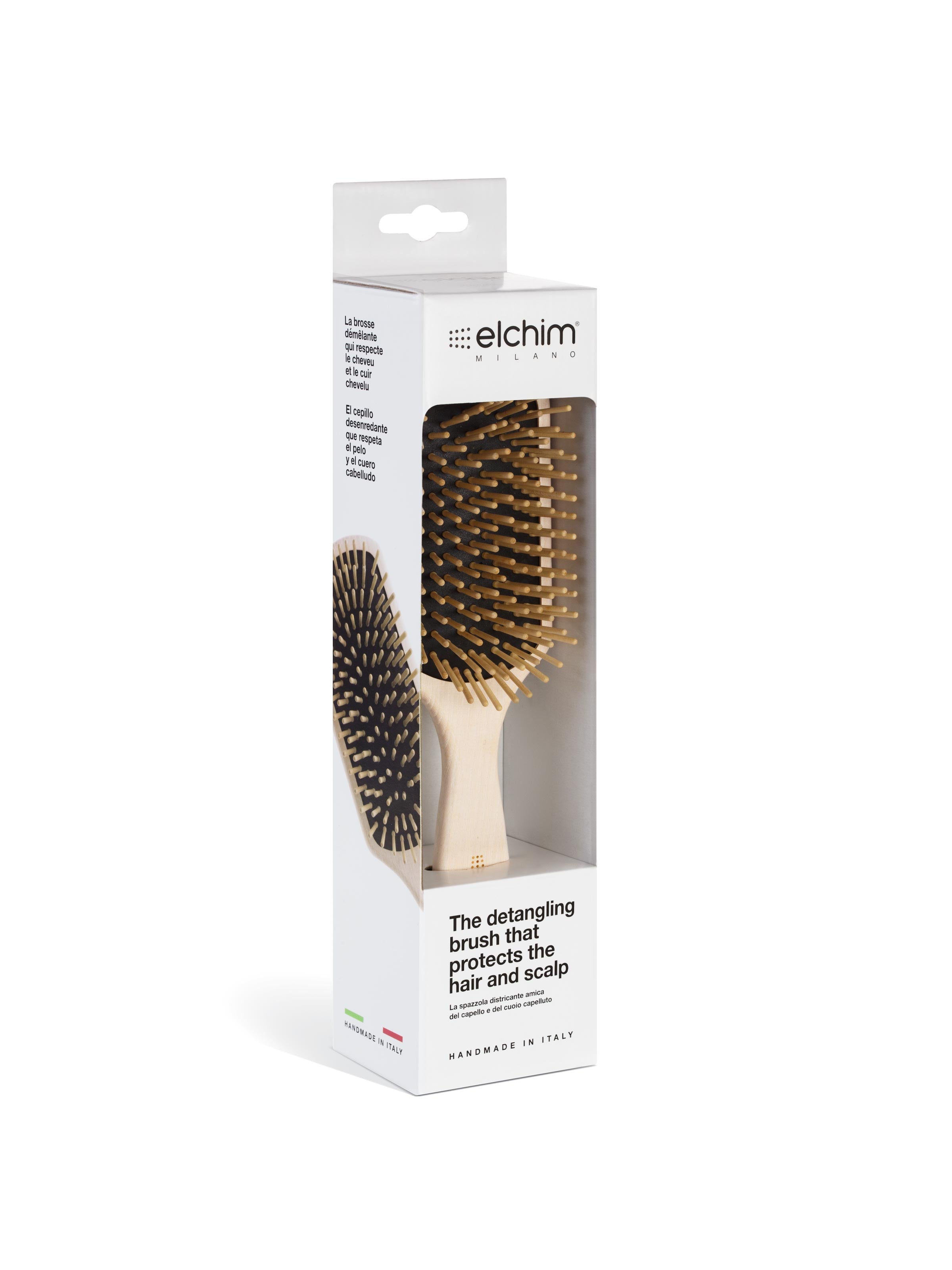 Wooden Paddle Brush